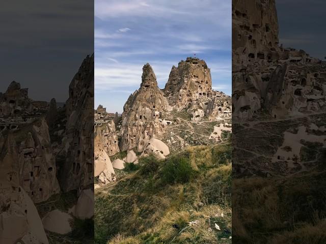 Учхисар - город-крепость, созданный самой природой ️ #travel #cappadocia #turkey #путешествия #trip