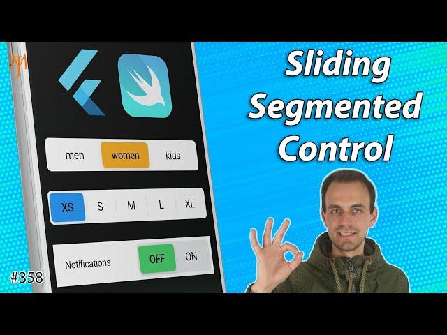 Flutter Tutorial - Create iOS Sliding Segmented Control | Cupertino Package