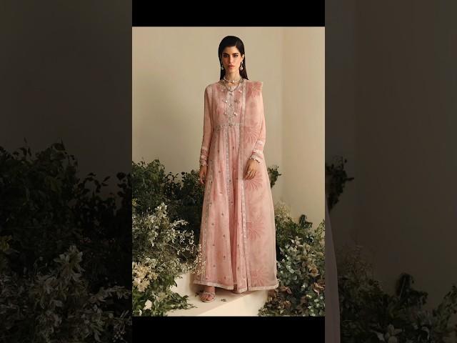 Latest Formal dress designs Pakistani 2024 | Shades of Pink