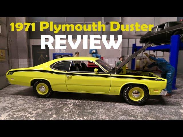 1971 Plymouth Duster diecast review (1/18 scale) by Auto World