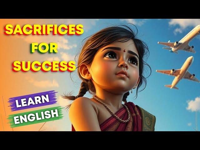 Sacrifices for success | English story to learn | English story with subtitles