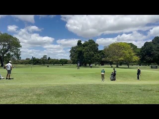 Chip in Angel Ayora day 4 BMW Australian PGA Championship 2024