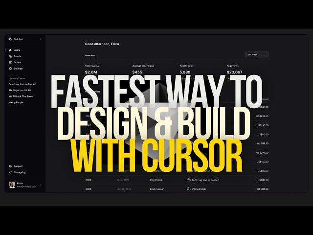 Fastest way to design & build UI : v0 & Cursor tutorial