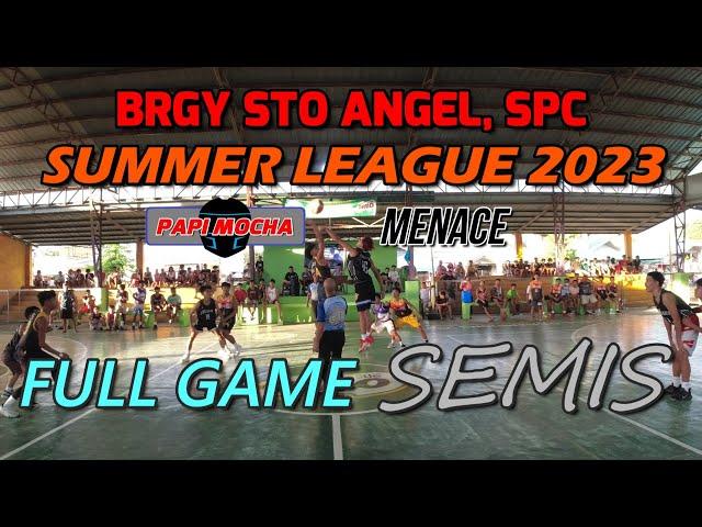 BRGY STO ANGEL SUMMER LEAGUE 2023 | PAPI MOCHA v MENACE SEMIS | SAN PABLO CITY, LAGUNA