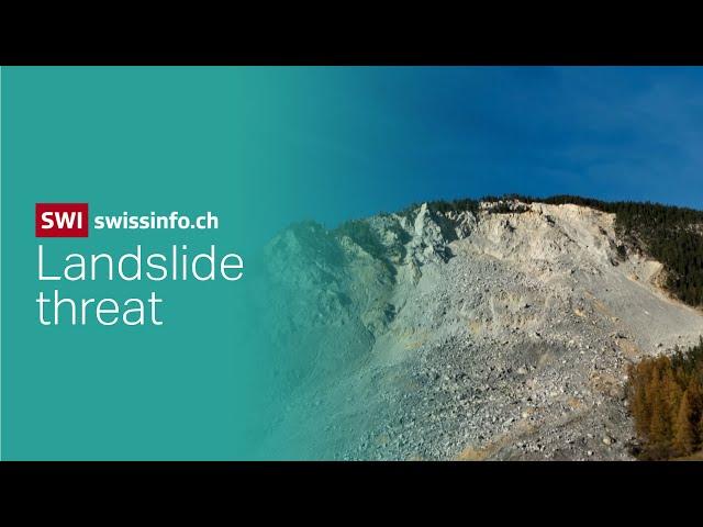 Swiss mountain village faces another huge landslide