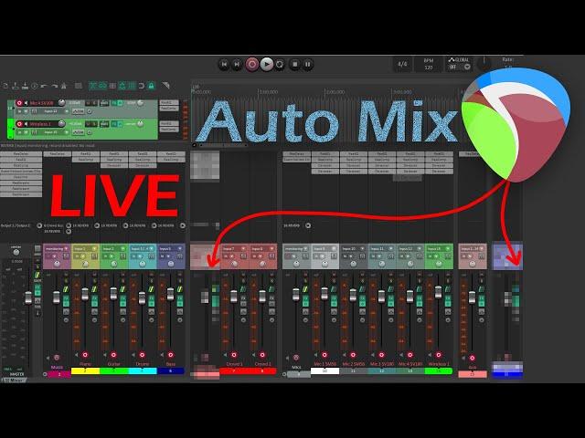 My Livestream Mix doesn't need me | Reaper automatic mixing trick