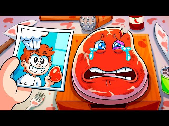 CHARLIE THE STEAK SAD ORIGIN STORY! Animation