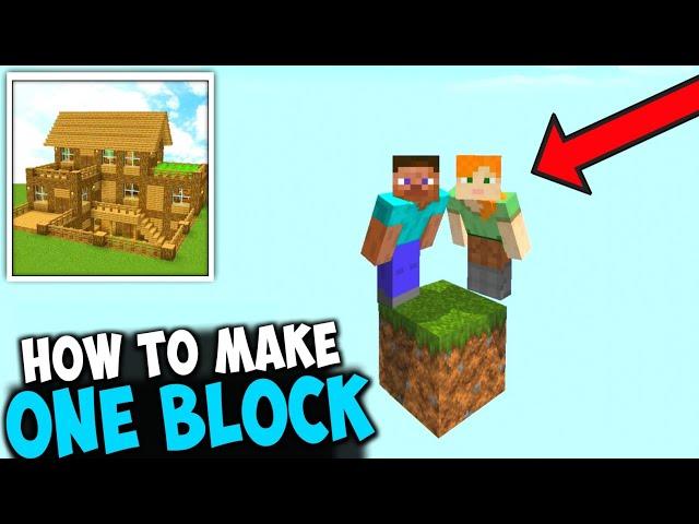 Block Crazy Robo World How To Make One Block In 2025 | How To Get One Block Map In 2025