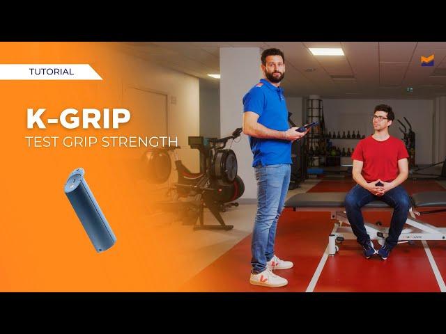 Perform a Grip Strength Test with the K-Grip - Kinvent Tutorials