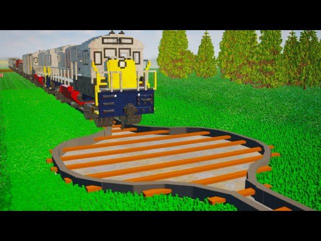 Top 10 Realistic TRAIN ACCIDENTS part 2 - Teardown #494