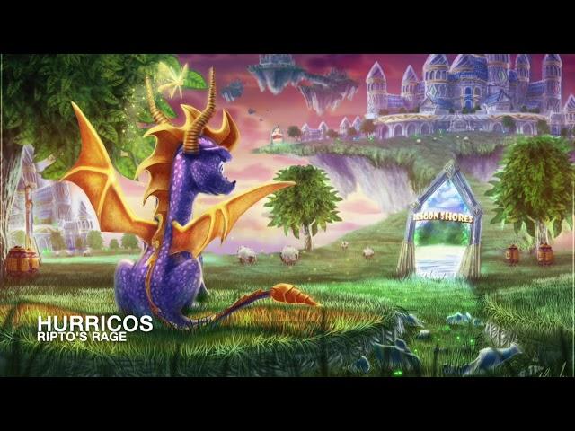 spyro trilogy  relaxing music with rain sounds 