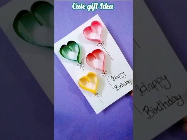 DIY cute gift Idea ️ #shorts #diy #craft #youtubeshorts #art #stepbystep #satisfying #handmade