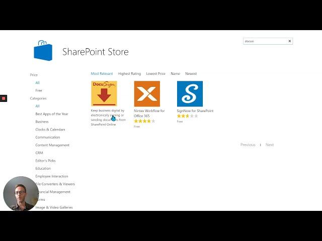 2 min   How to use electronic signature like DocuSign inside a SharePoint Library