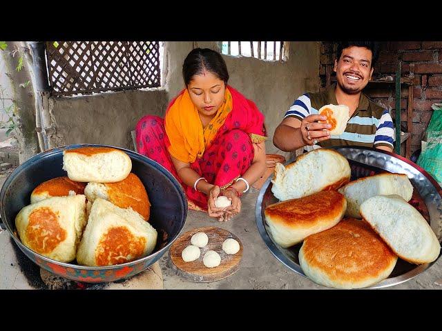 উনানে বা গ্যাসে বানান পাউরুটি একদম দোকানের মতো মাত্র কয়েকটি উপকরণে│Bun Roti Recipe│Bread Recipe