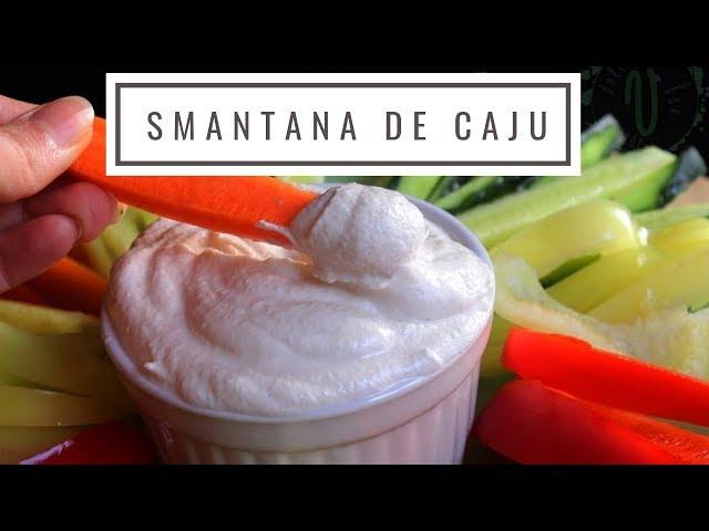 Smântână vegană de caju homemade - Retetă Video!