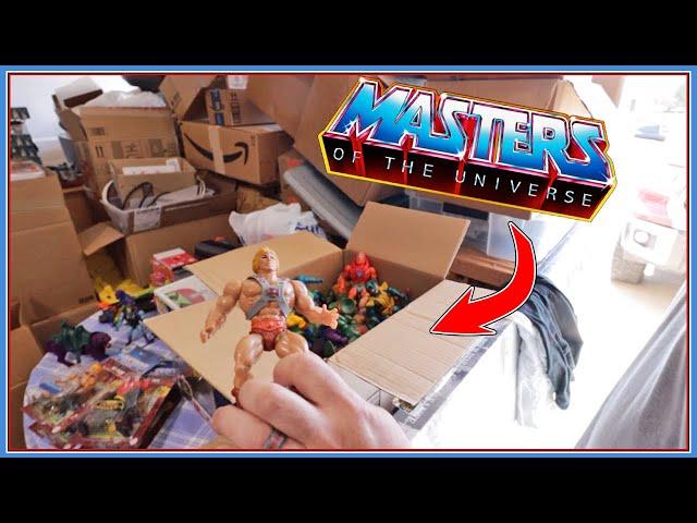 He-man and the Toy Hunters Of The Universe! Boxes of MOTU in this garage! EDDIE GOES USA #10