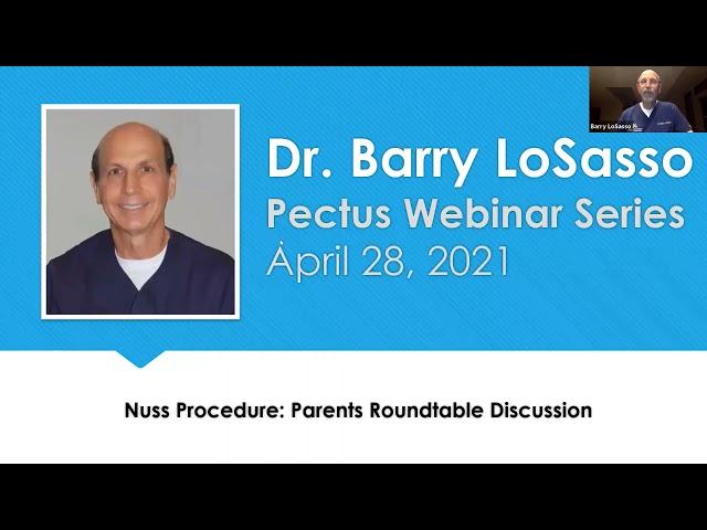 Webinar 6 - Dr. Barry LoSasso - Parent Roundtable