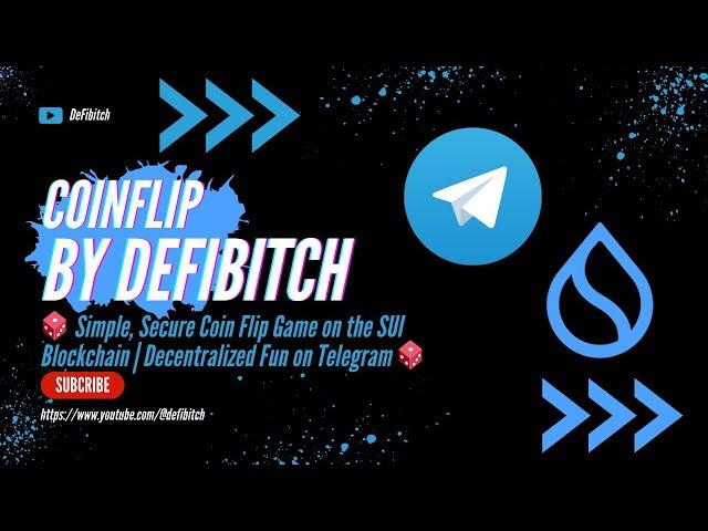  Simple, Secure Coin Flip Game on the SUI Blockchain | Decentralized Fun on Telegram 