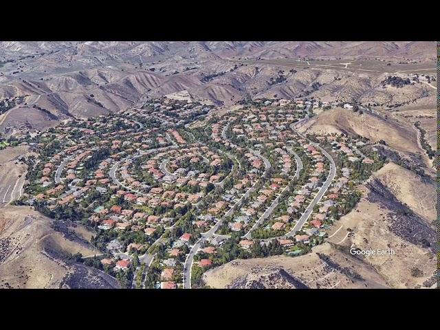 Calabasas - aerial view