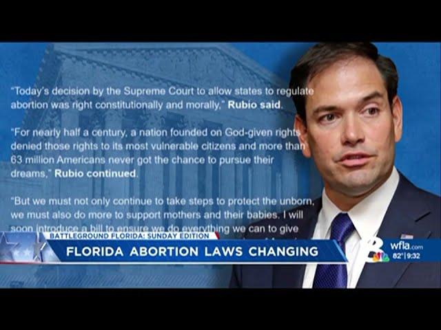 WFLA Tampa Bay Highlights Senator Rubio's Pro-Life Plan for Post-Roe America