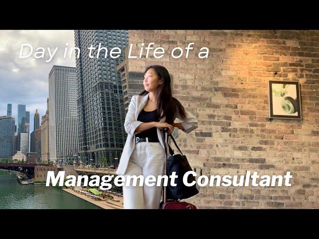 day in the life of a management consultant | business travel to chicago