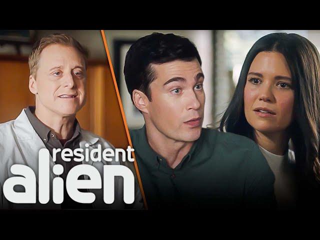 The Hawthornes Try Couples Therapy With Dr. Harry | Resident Alien (S2 E9) | SYFY