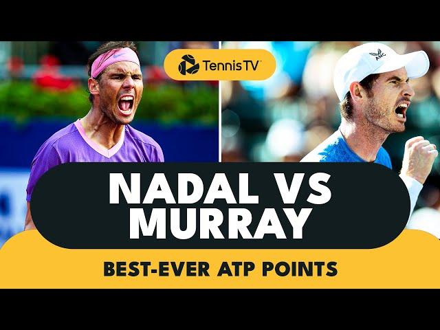 Rafael Nadal vs Andy Murray: Best-Ever ATP Points!