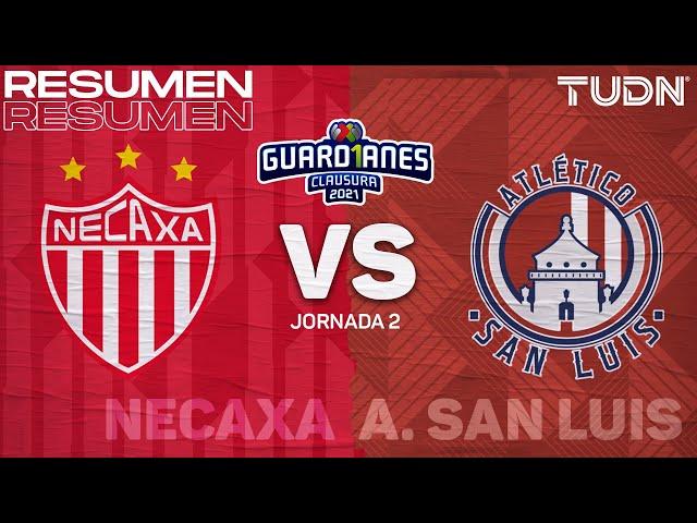 Resumen y goles | Necaxa vs Atl San Luis | Torneo Guard1anes 2021 MX - J2 |TUDN