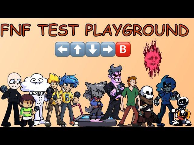 Friday Night Funkin' Characters Test Mod | FNF Playground Remake