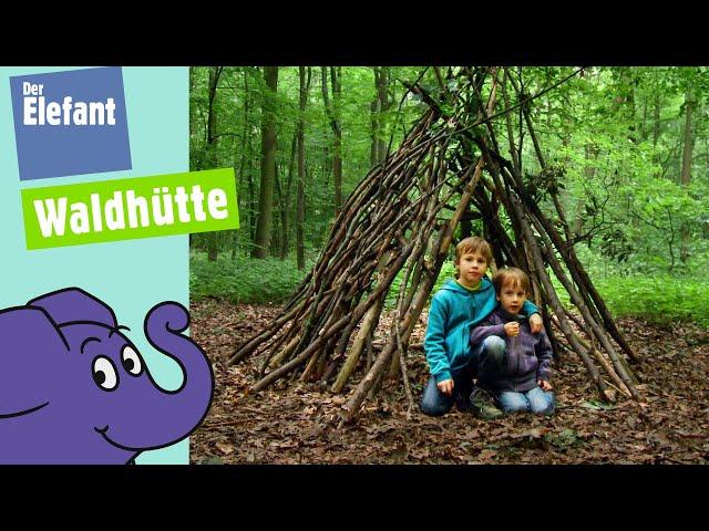 Hütte bauen im Wald | Der Elefant | WDR