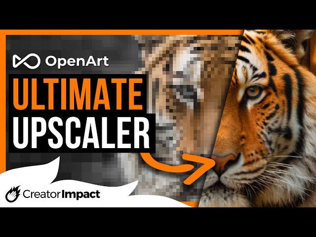 OpenArt AI's ULTIMATE UPSCALER  (Cheap alternative to Gigapixel!)