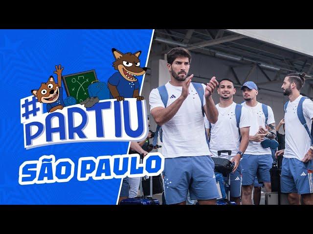 ️ PARTIU, SÃO PAULO | Com festa CABULOSA da torcida, Cruzeiro inicia viagem rumo à final!