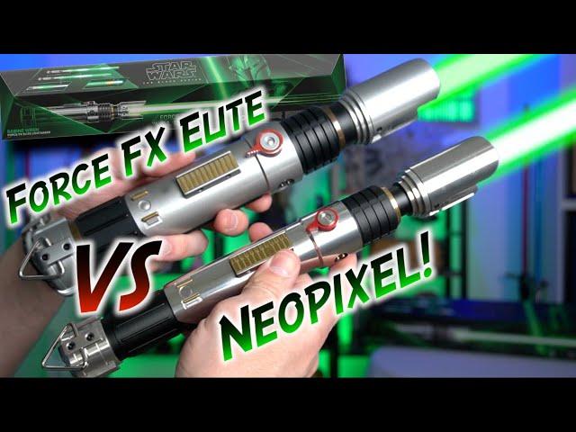 Sabine Wren Force FX Elite Lightsaber VS Neopixel! Ahsoka Series on Disney Plus!