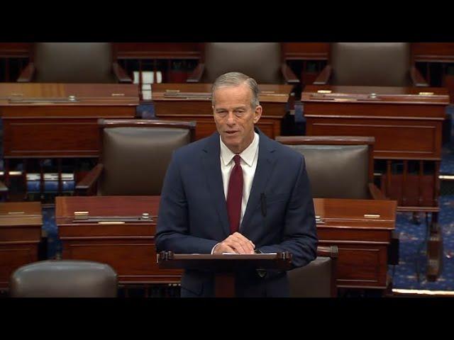 Thune Delivers First Remarks as Senate Majority Leader