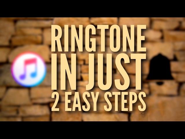Make Ringtone for iPhone using iTunes & a free app- 2017 (in 2 easy steps!)