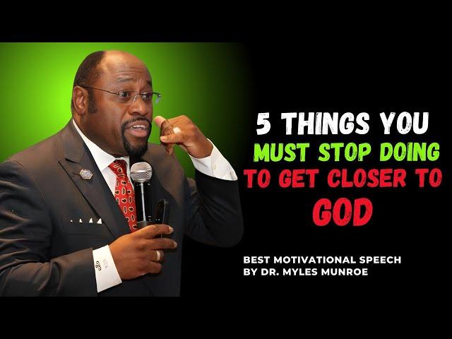 Dr. Myles Munroe's Insights on Getting Closer to God||#DrMylesMunroe, #GodsWill, #Motivation, #Bible