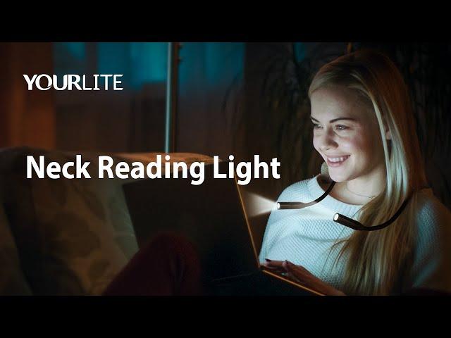 YOURLITE Eye Caring Rechargeable Flexible Arms Neck Reading Light