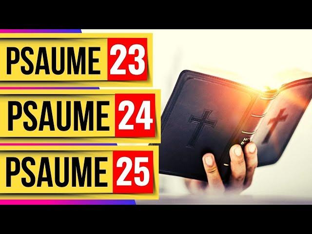 Psaume 23, Psaume 24, Psaume 25: Psaumes pour Dormir (Les Psaumes Puissants)(Versets Bibliques)