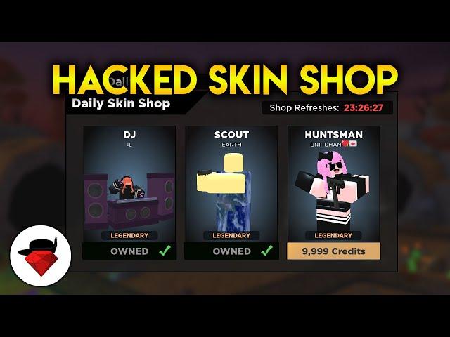 The Day the Skin Shop was HACKED. | Tower Battles [ROBLOX]