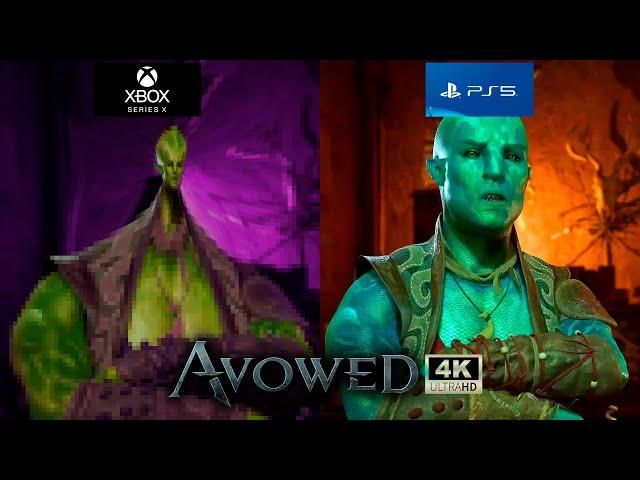 AVOWED TRAILER GAMEPLAY [4K/60fps] - Xbox SERIES X vs. PLAYSTATION 5 - GRAPHICS COMPARISON