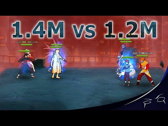 CN Semi Finals - 1.4M VS 1.2M | Naruto Online