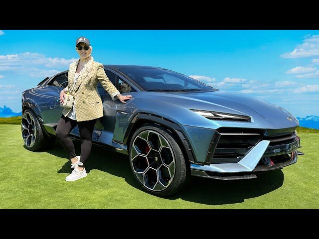 Electric Lamborghini SUV - Comes With A Surfboard!