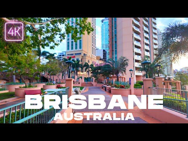 Brisbane City Walking Tour | Early Wednesday Morning | 4K Australia | June 2024 | UHD 60fps