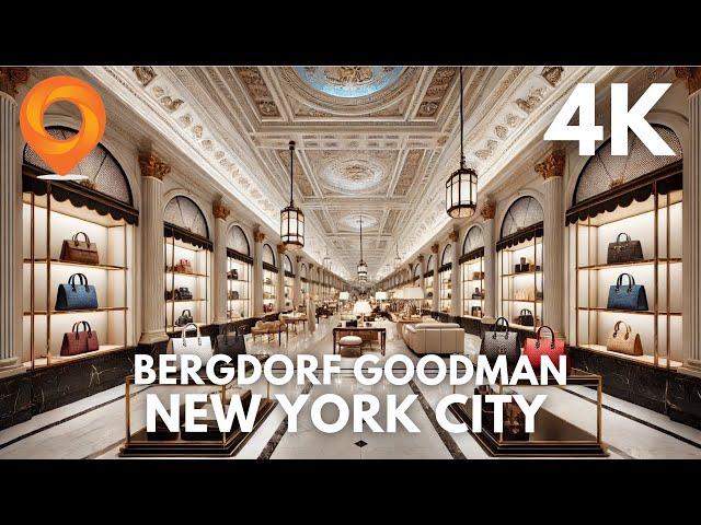 Inside Bergdorf Goodman & The Plaza Hotel | 5th Avenue NYC Luxury Shopping | 4K Tour w SUBTITLES