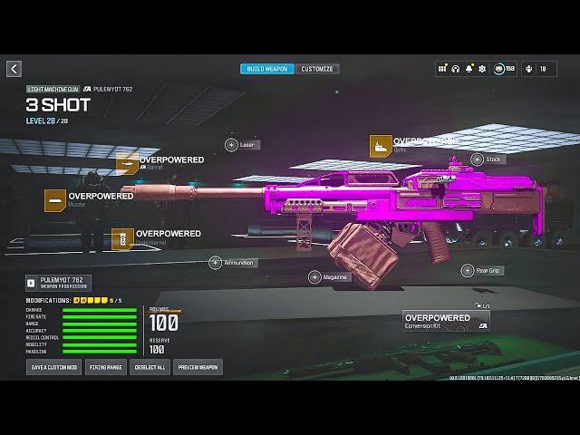 the *NEW* 3 SHOT PULEMYOT 762 CLASS in MW3!  (Best PULEMYOT 762 Class Setup) - Modern Warfare 3