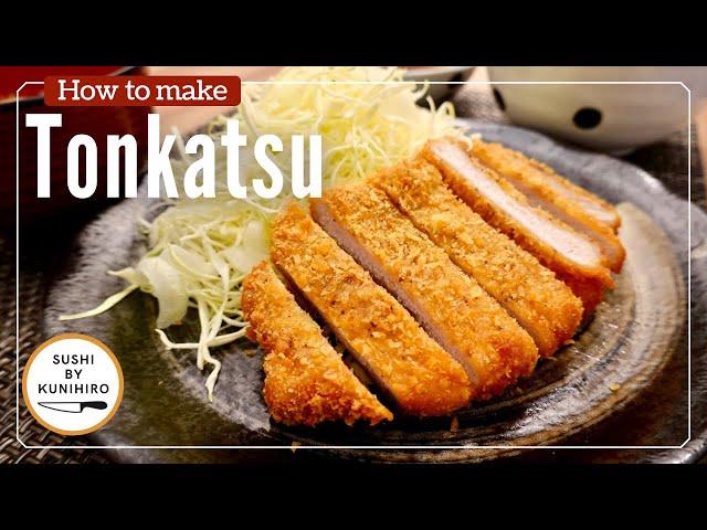 How to make Tonkatsu (Japanese Pork Cutlet) Step by step guide