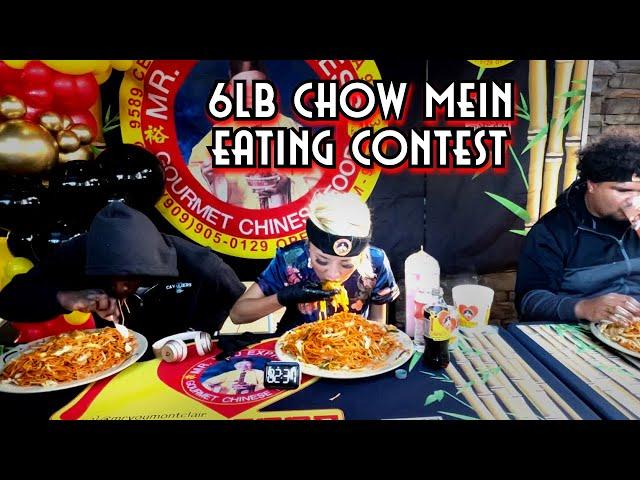 7LB CHOW MEIN EATING CONTEST at Mr. You in Montclair, CA!! #RainaisCrazy