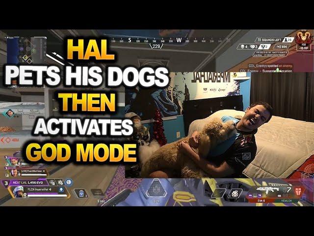 ImperialHal Pets His Dogs Then Activates God Mode in Predator Lobby!