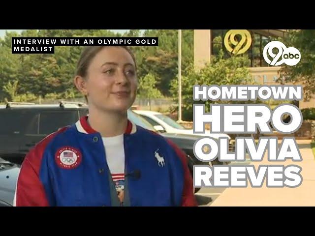 Full interview: Hometown Olympic weightlifting gold medalist Olivia Reeves talks about her big win