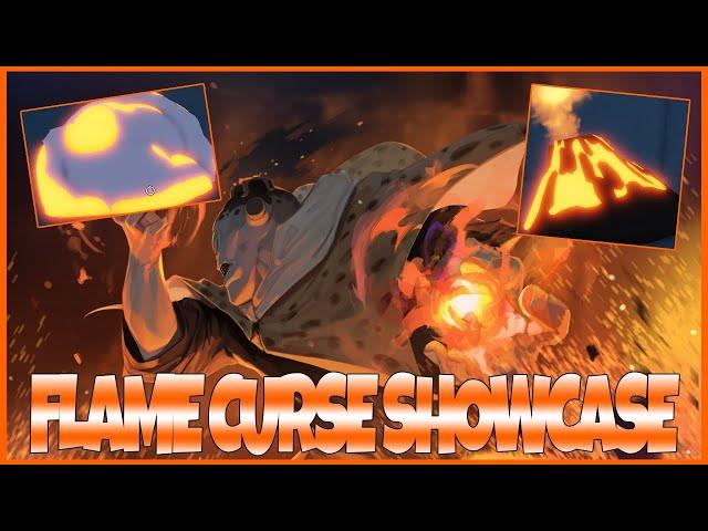 FLAME CURSE SHOWCASE IN ROJUTSU BLOX (ROBLOX)